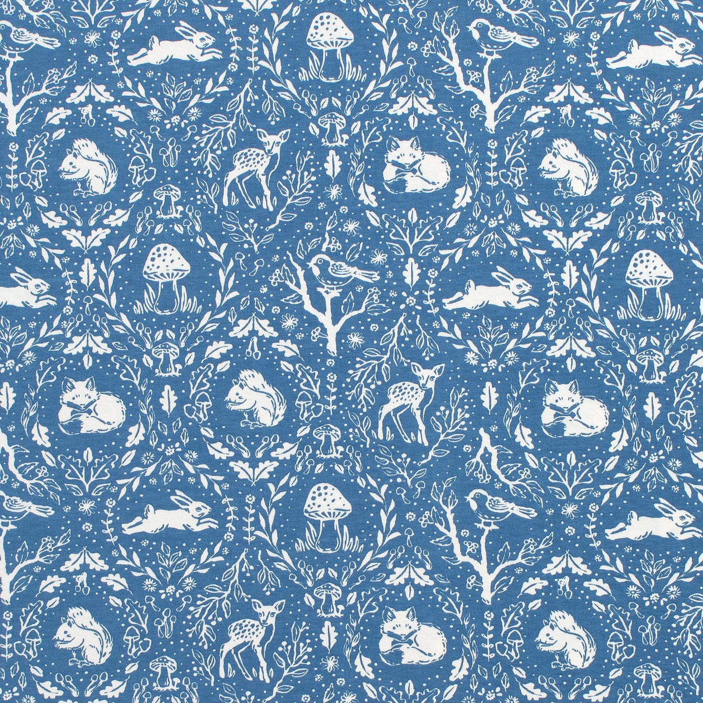 Long-Sleeve Tee - Animal Tapestry Blue
