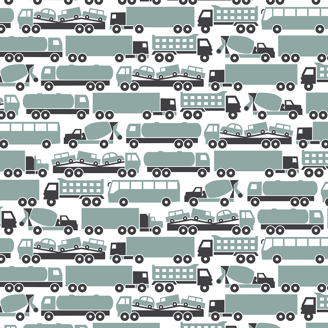 Madison Dress - Big Rigs Surf Blue