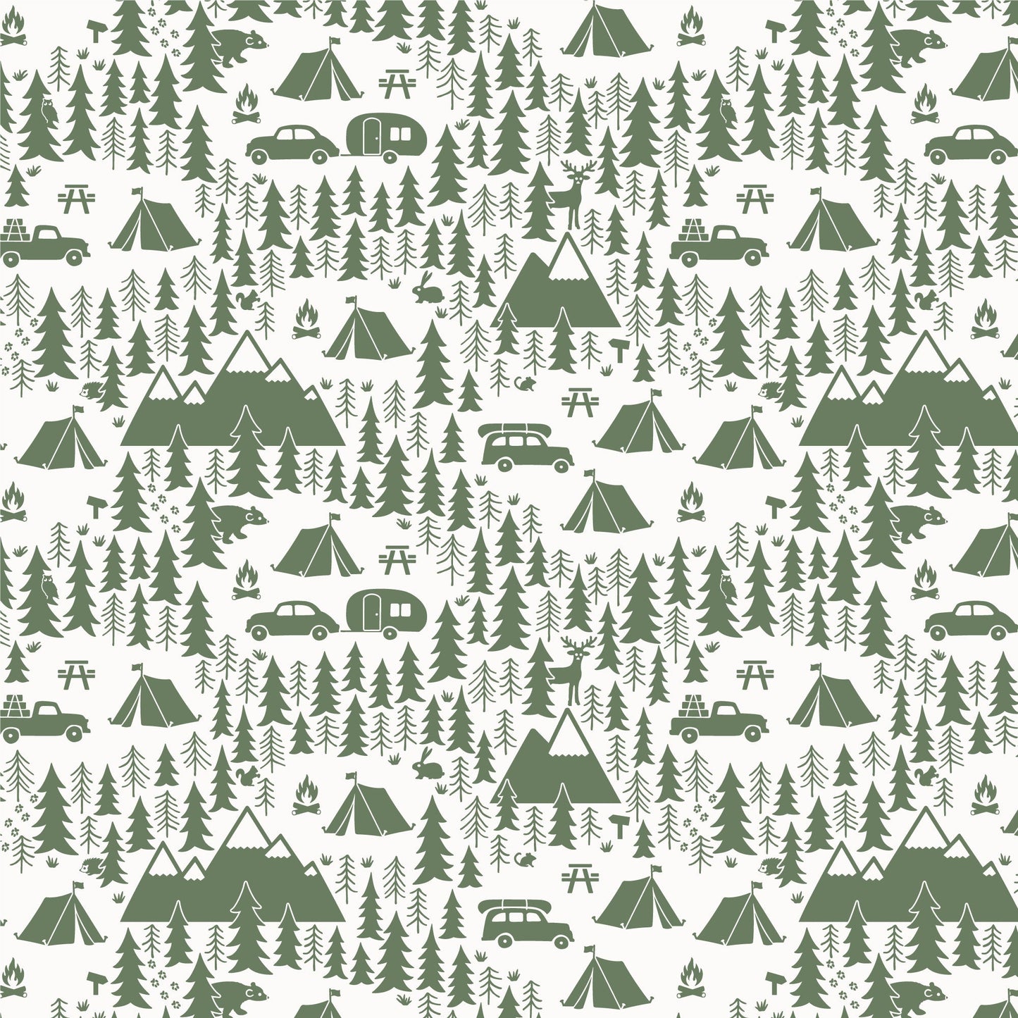 Iris Baby Tunic - Campground Forest Green