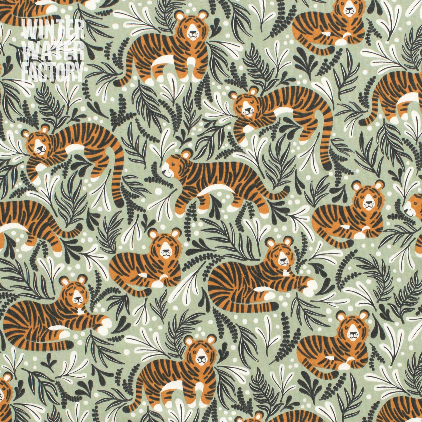 Copenhagen Dress - Dreaming Tigers Green