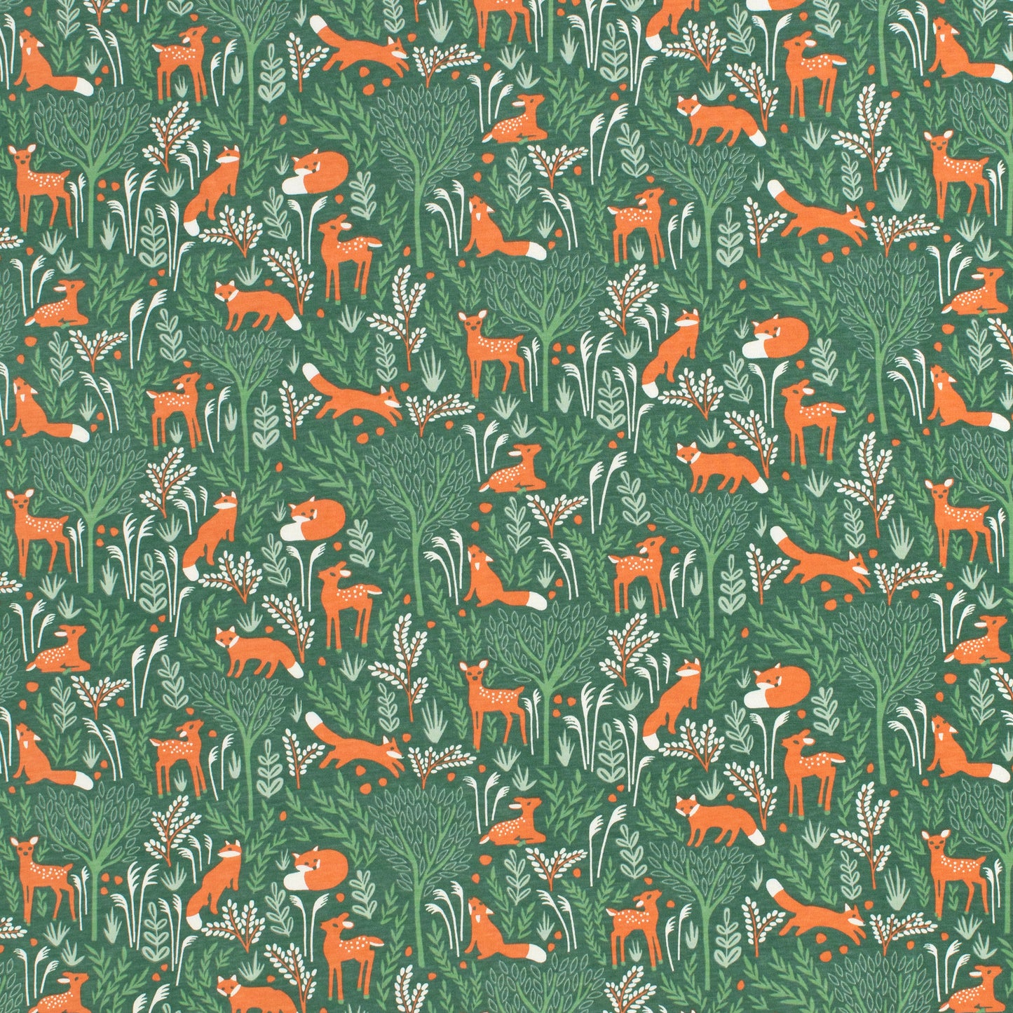 Calgary Dress - Deer & Foxes Green