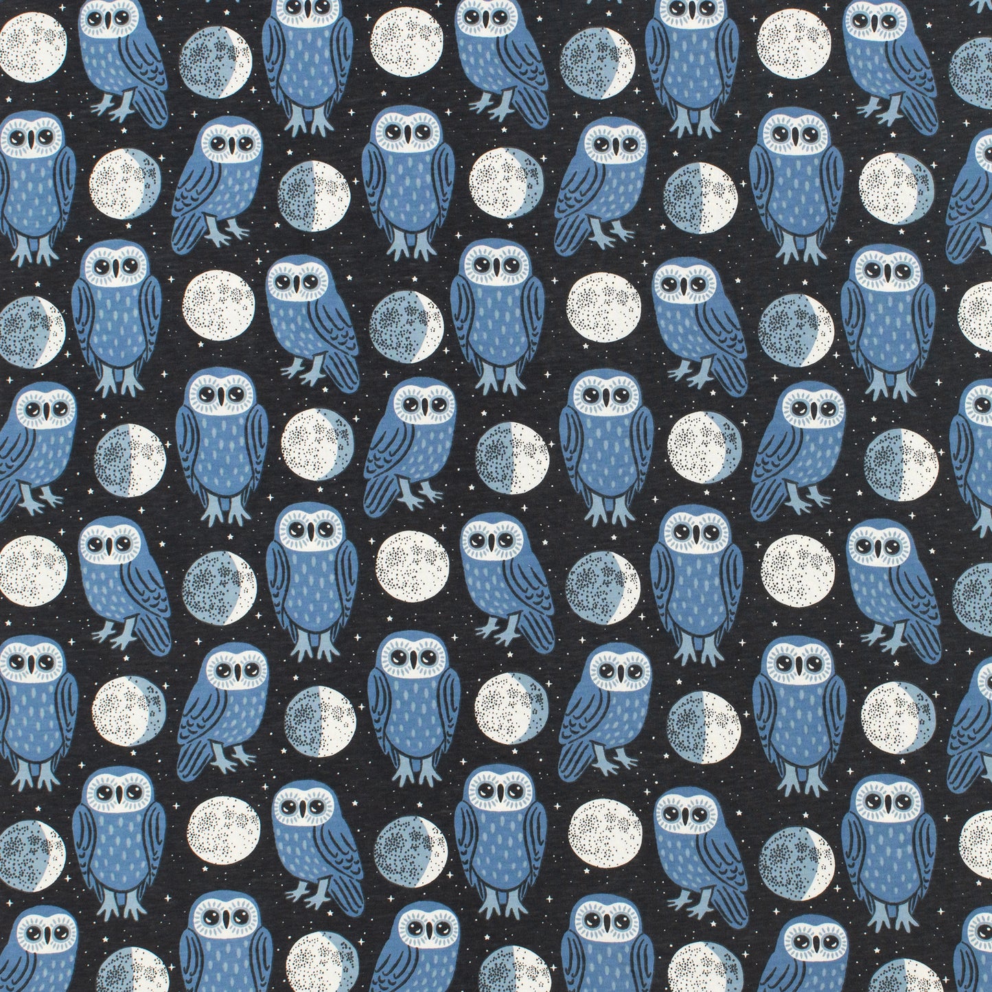 Sweatpants - Midnight Owls Charcoal & Blue
