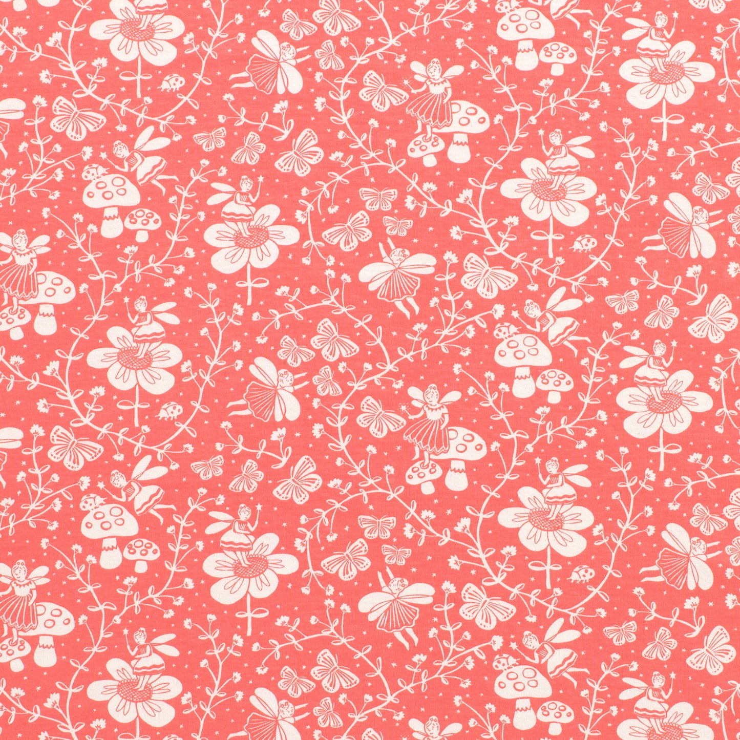Lausanne Baby Dress - Fairies Coral