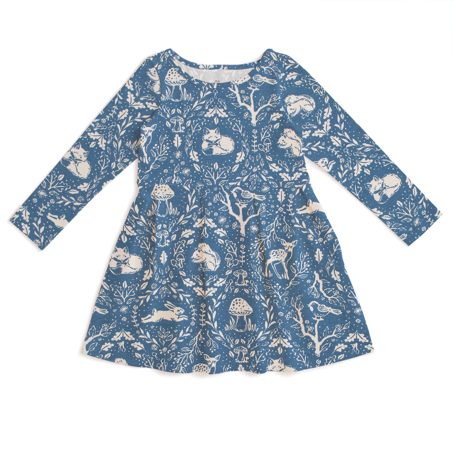 Madison Dress - Animal Tapestry Blue