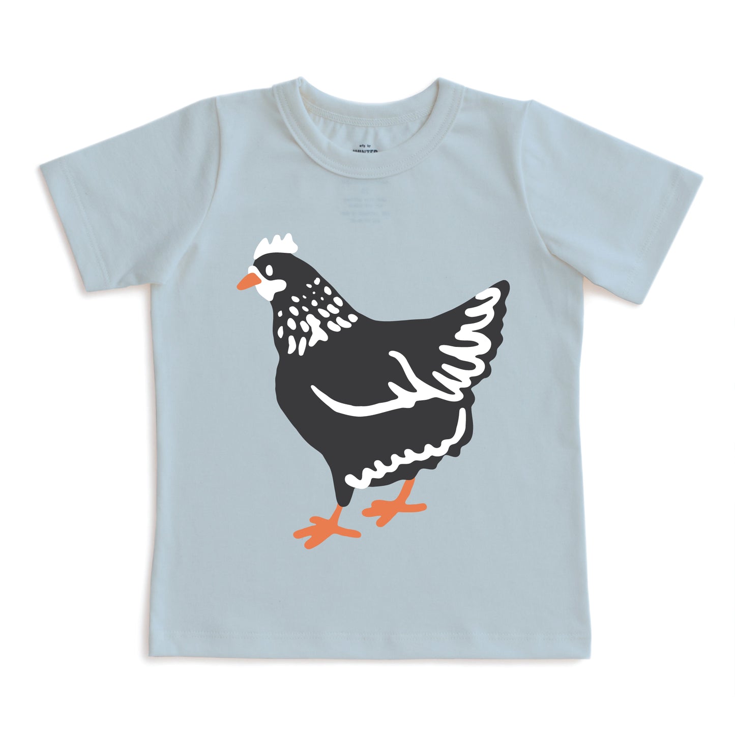Short-Sleeve GRAPHIC Tee - Chicken Pale Blue