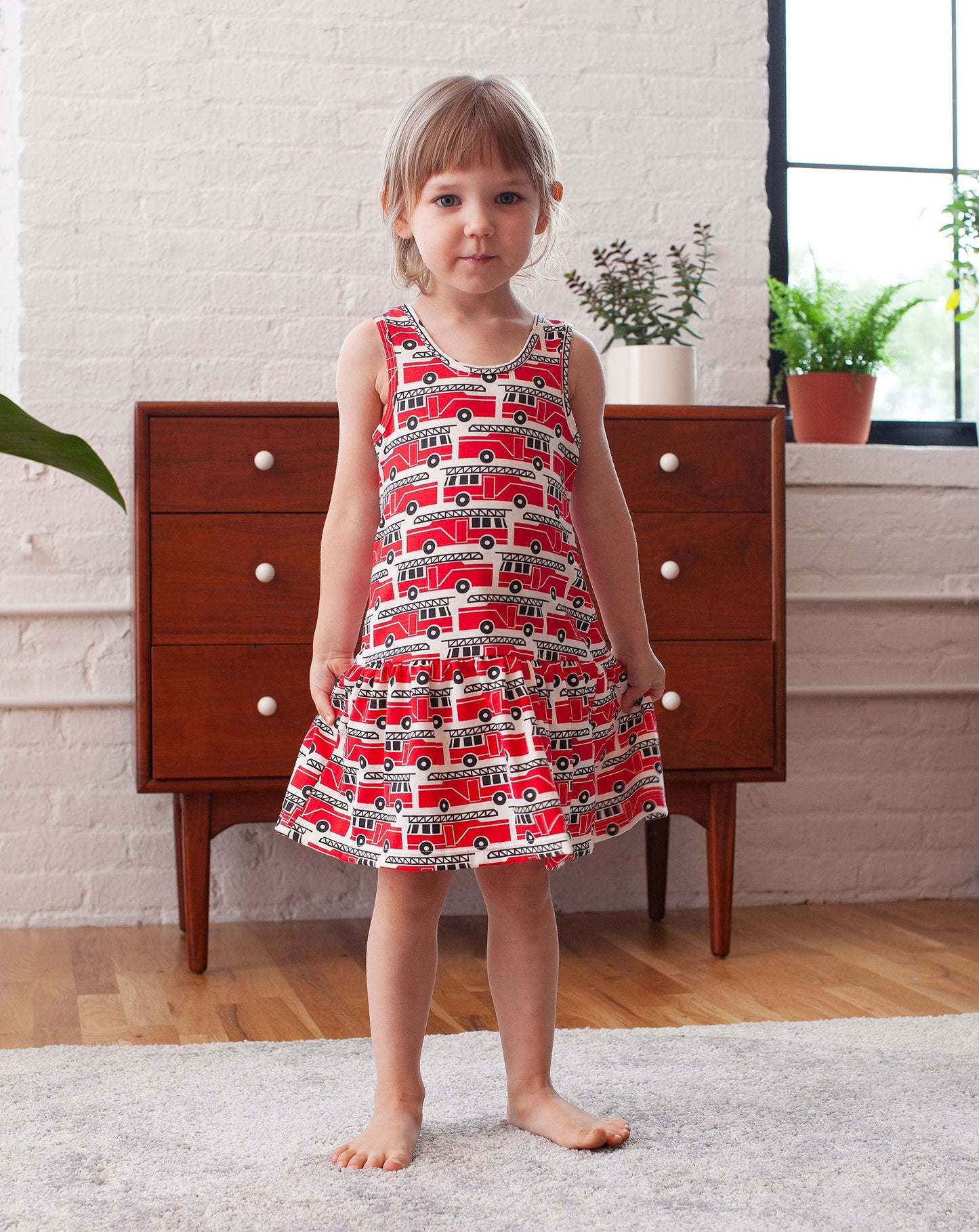 Valencia Dress - Under the Sea Navy
