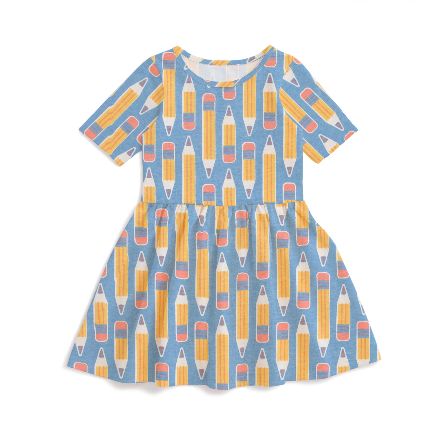 Alberta Dress - Pencils Blue