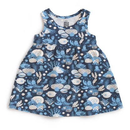 Alna Baby Dress - Ocean Life Navy