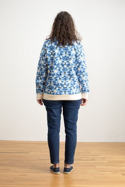 Adult Sweatshirt - Bees Blue