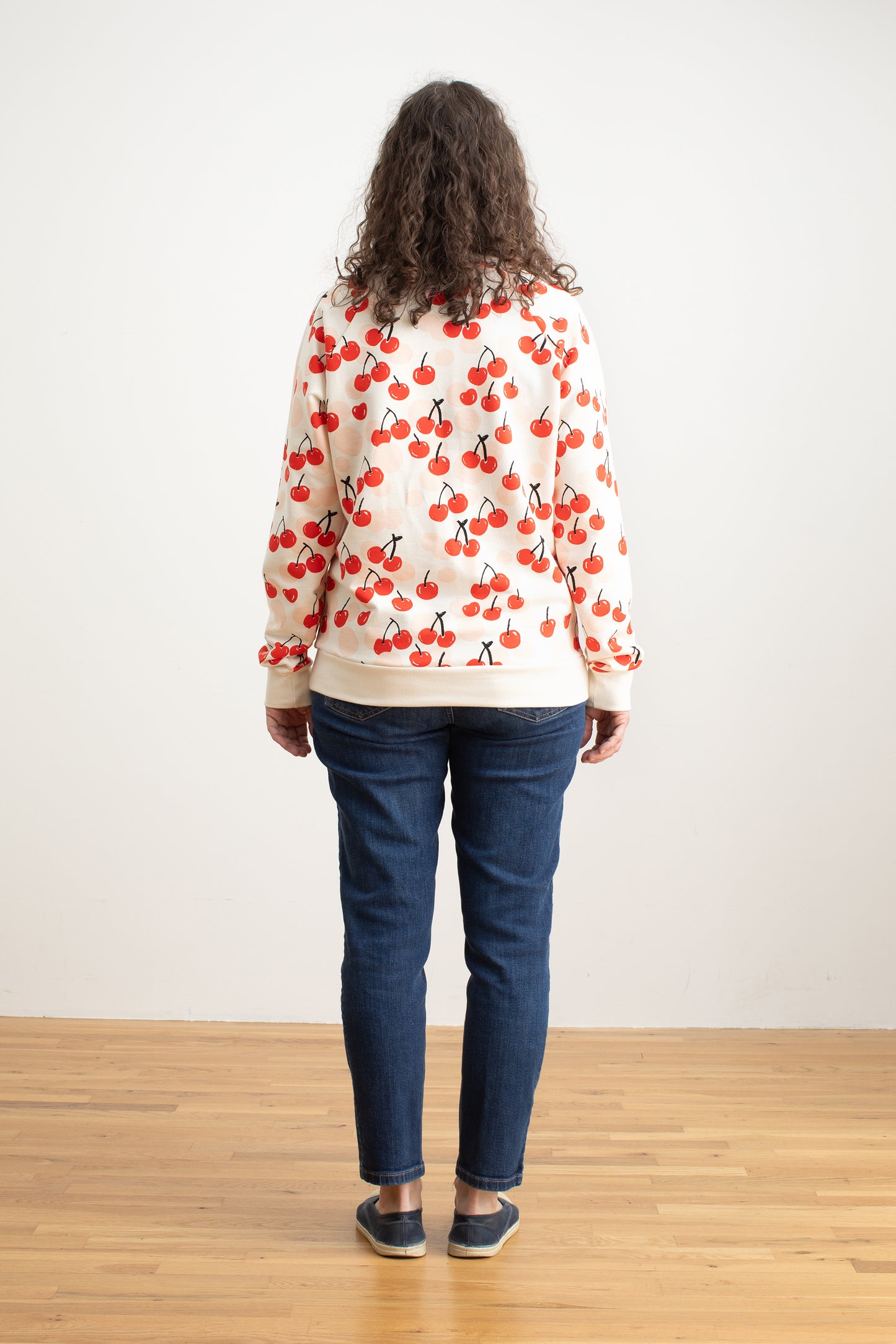 Adult Sweatshirt - Cherries Red