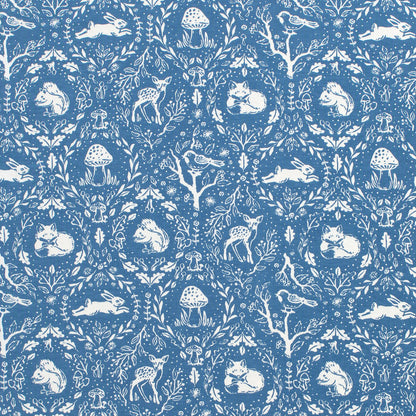 Long-Sleeve Tee - Animal Tapestry Blue