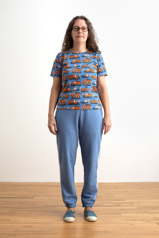 Adult Track Pants - Solid Lake Blue