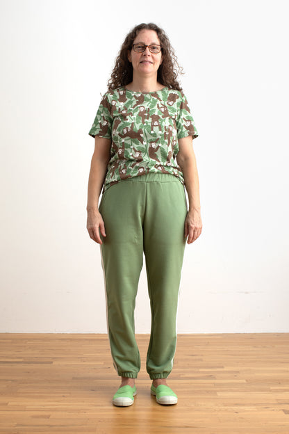 Adult Track Pants - Solid Leaf Green
