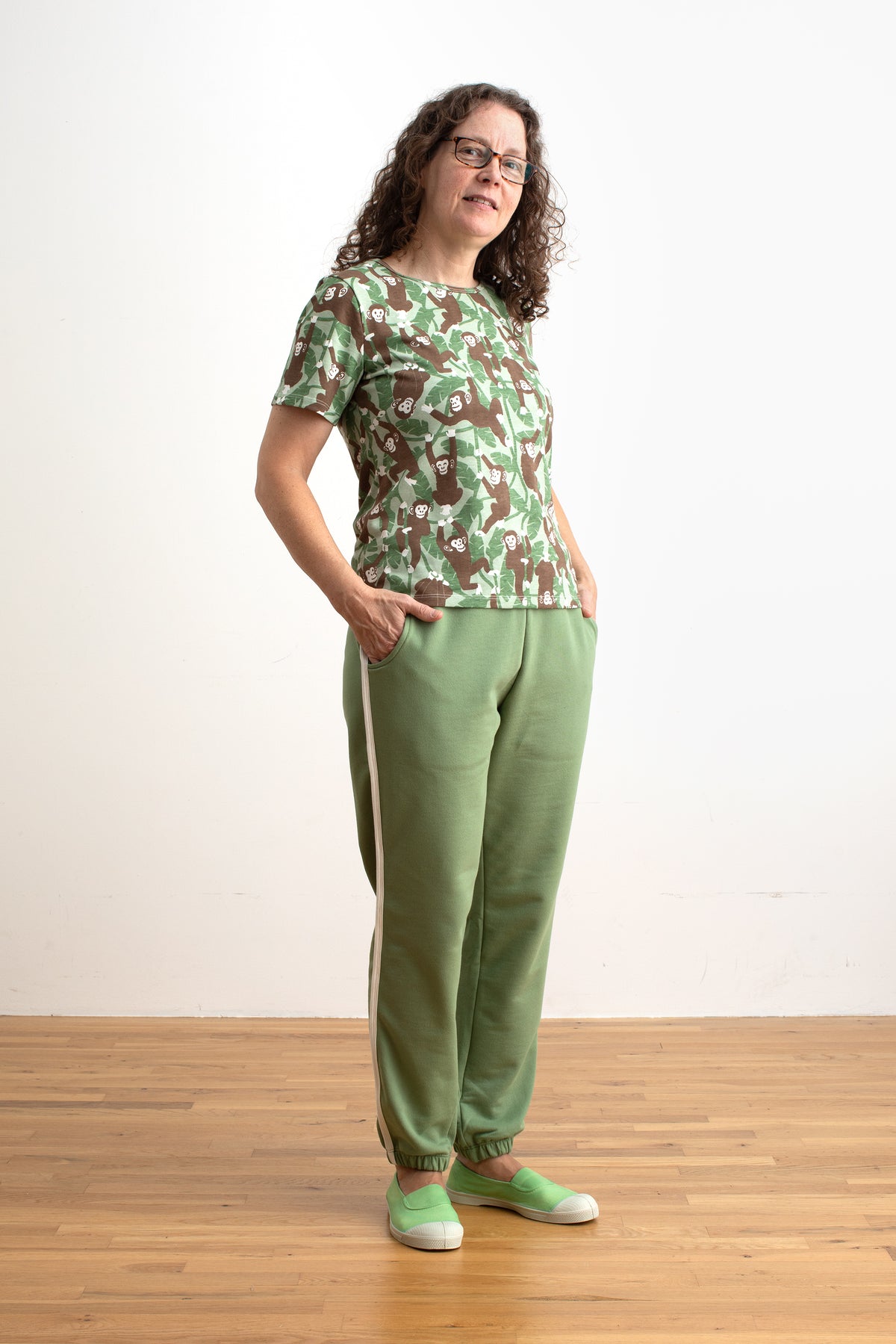 Adult Track Pants - Solid Leaf Green