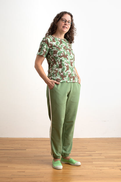 Adult Track Pants - Solid Leaf Green