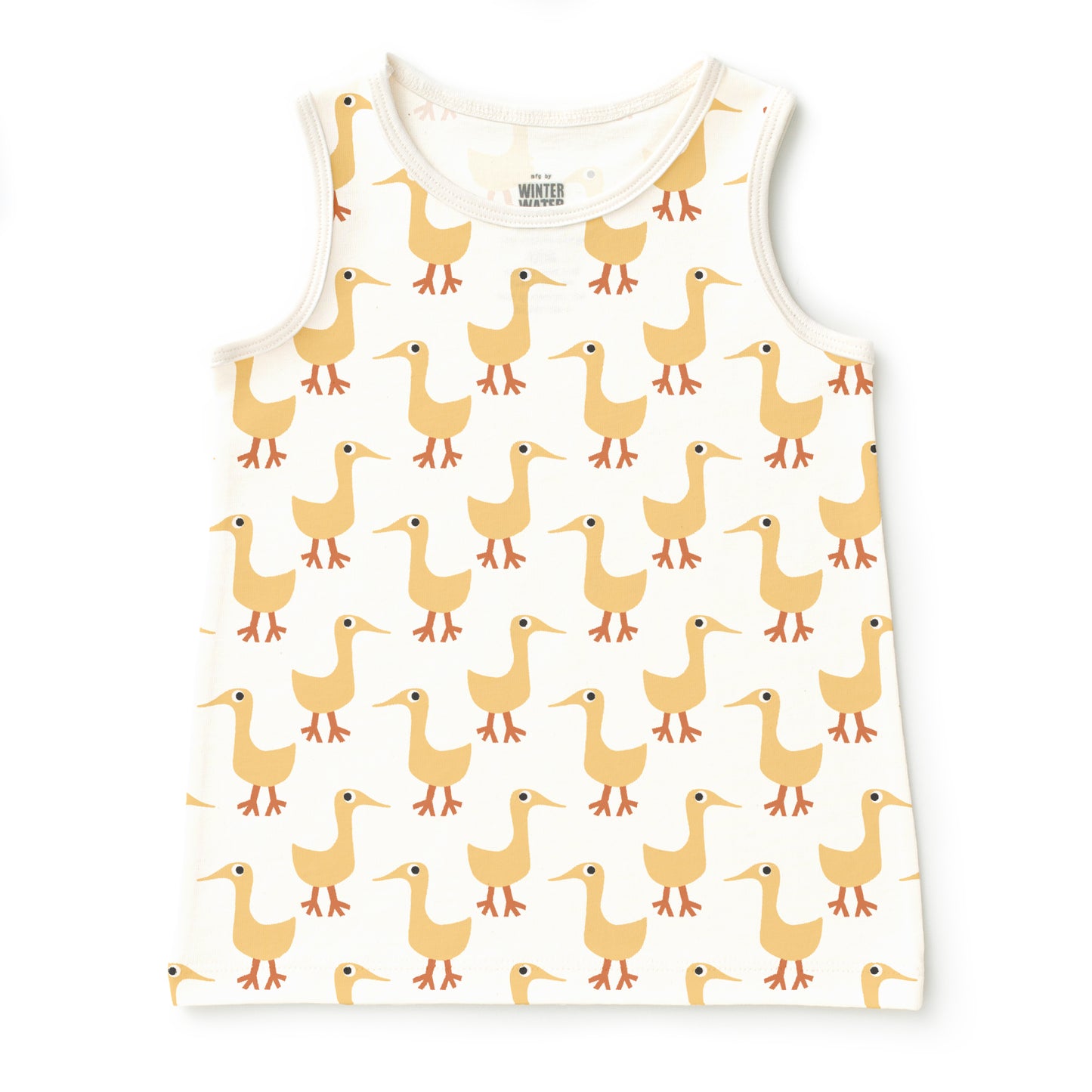 Baby Tank Top - Ducks Yellow