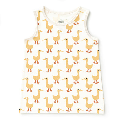 Baby Tank Top - Ducks Yellow