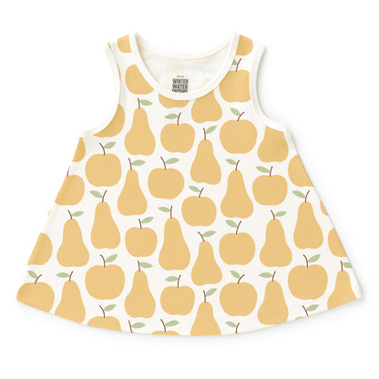 Iris Baby Tunic - Apples & Pears Yellow