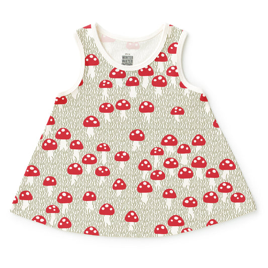 Iris Baby Tunic - Mushrooms Sage
