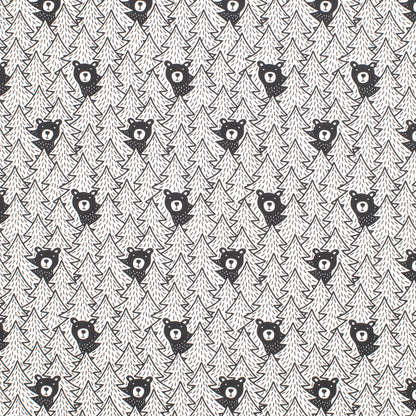 Madison Dress - Bears Black