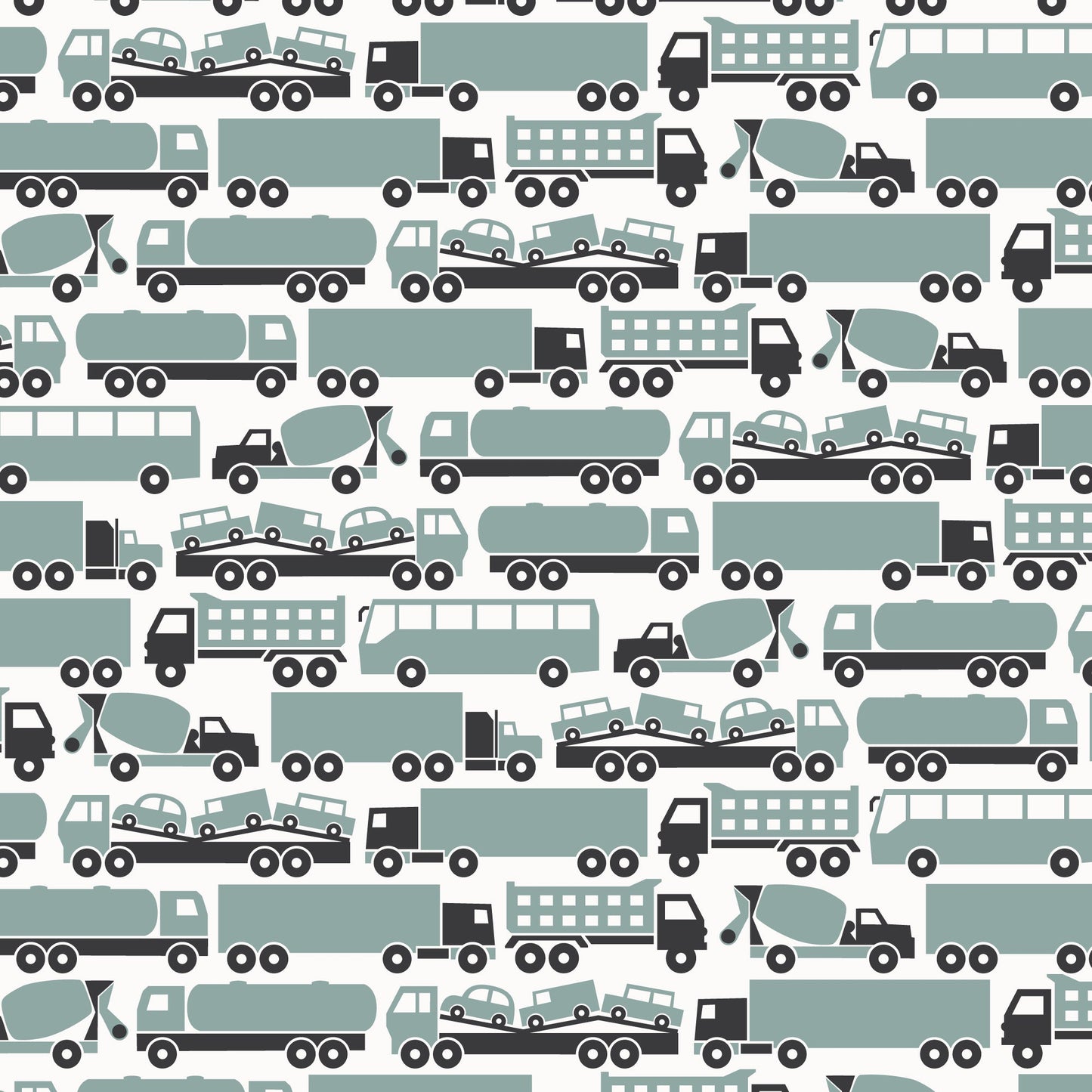 Baby Tank Top - Big Rigs Surf Blue