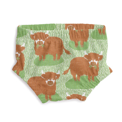 Bloomers - Highland Cows Green