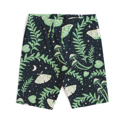 Bike Shorts - Luna Moths Night Sky