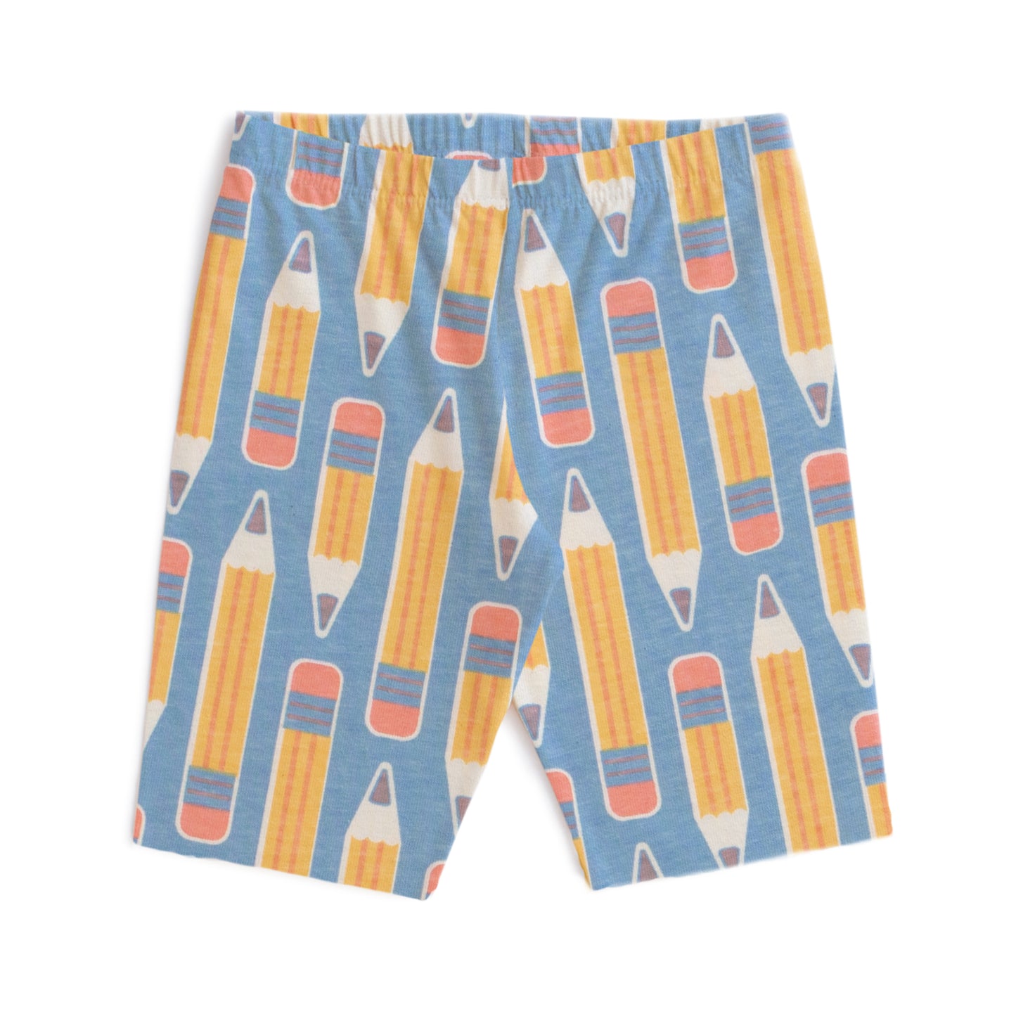 Bike Shorts - Pencils Blue