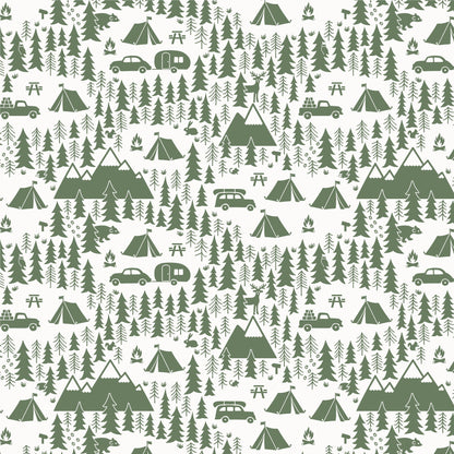 Iris Baby Tunic - Campground Forest Green