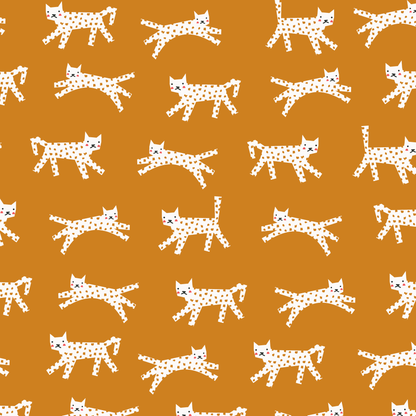 Iris Baby Tunic - Cats Gold