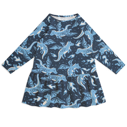 Chicago Dress - Dragons Navy