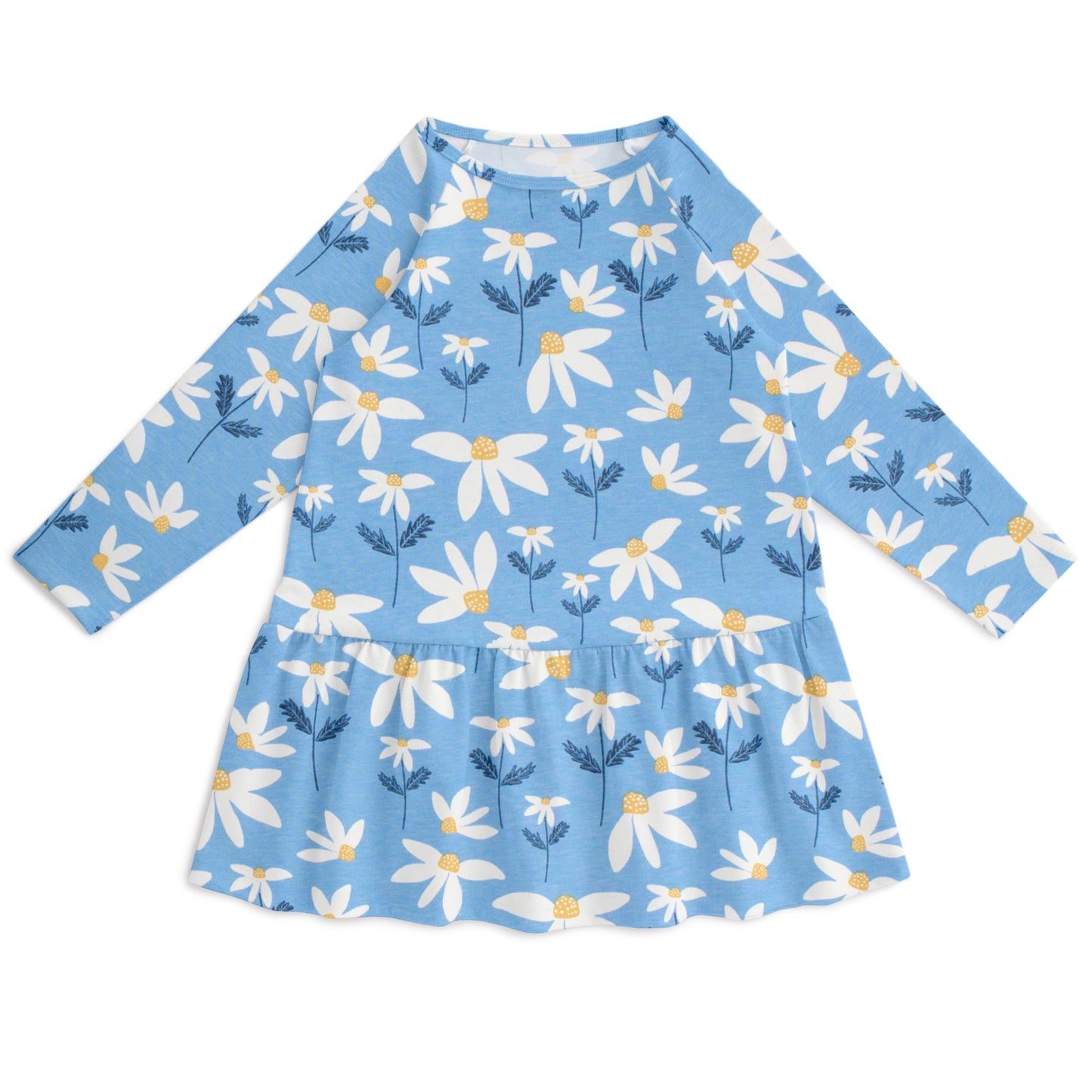 Chicago Dress - Daisies Blue