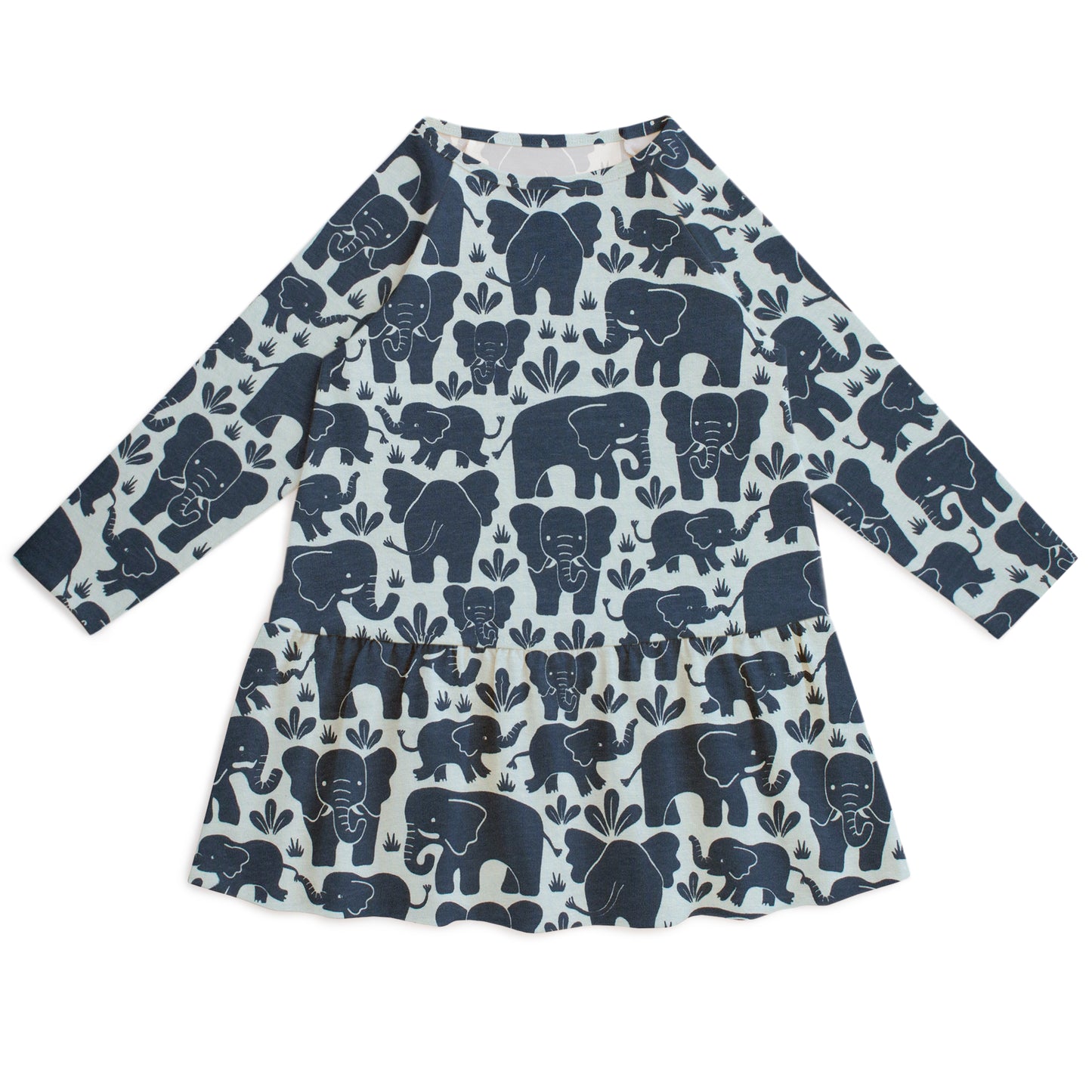 Chicago Dress - Elephant Herd Navy