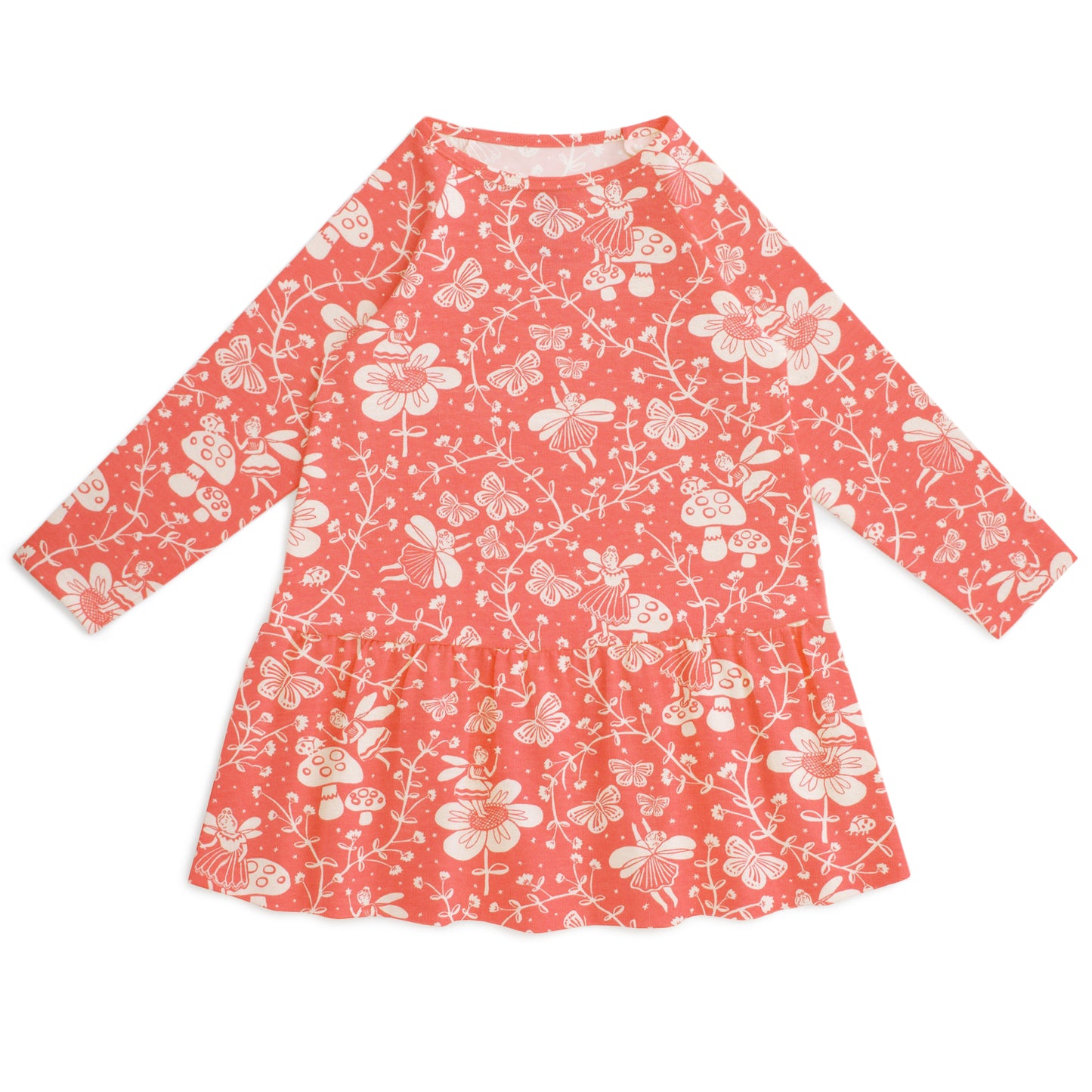 Chicago Dress - Fairies Coral