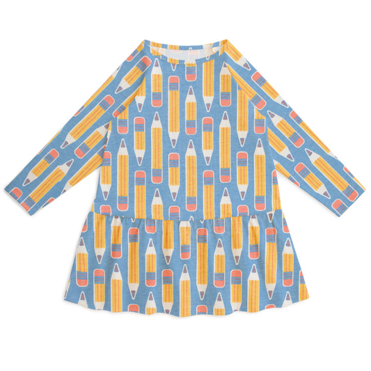 Chicago Dress - Pencils Blue