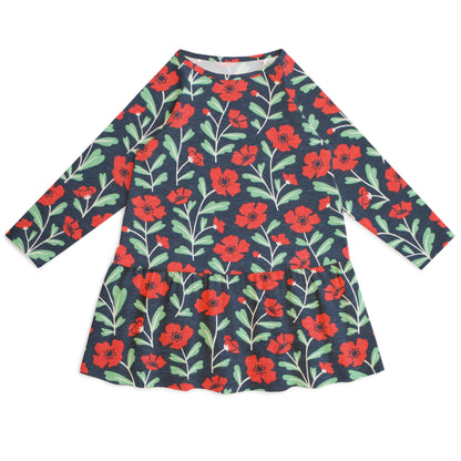 Chicago Dress - Poppies Navy