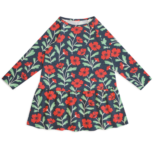 Chicago Dress - Poppies Navy