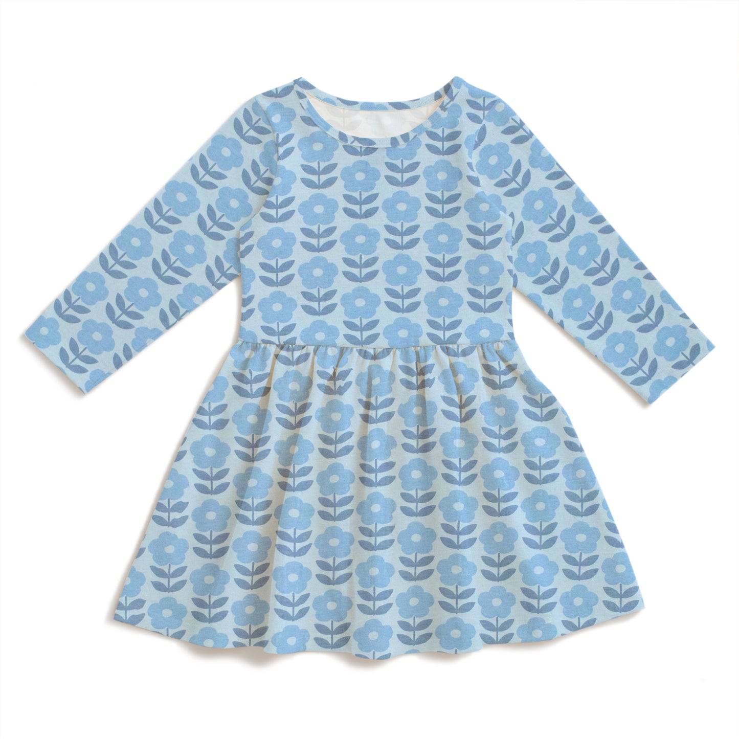 Calgary Dress - Danish Flowers Blue