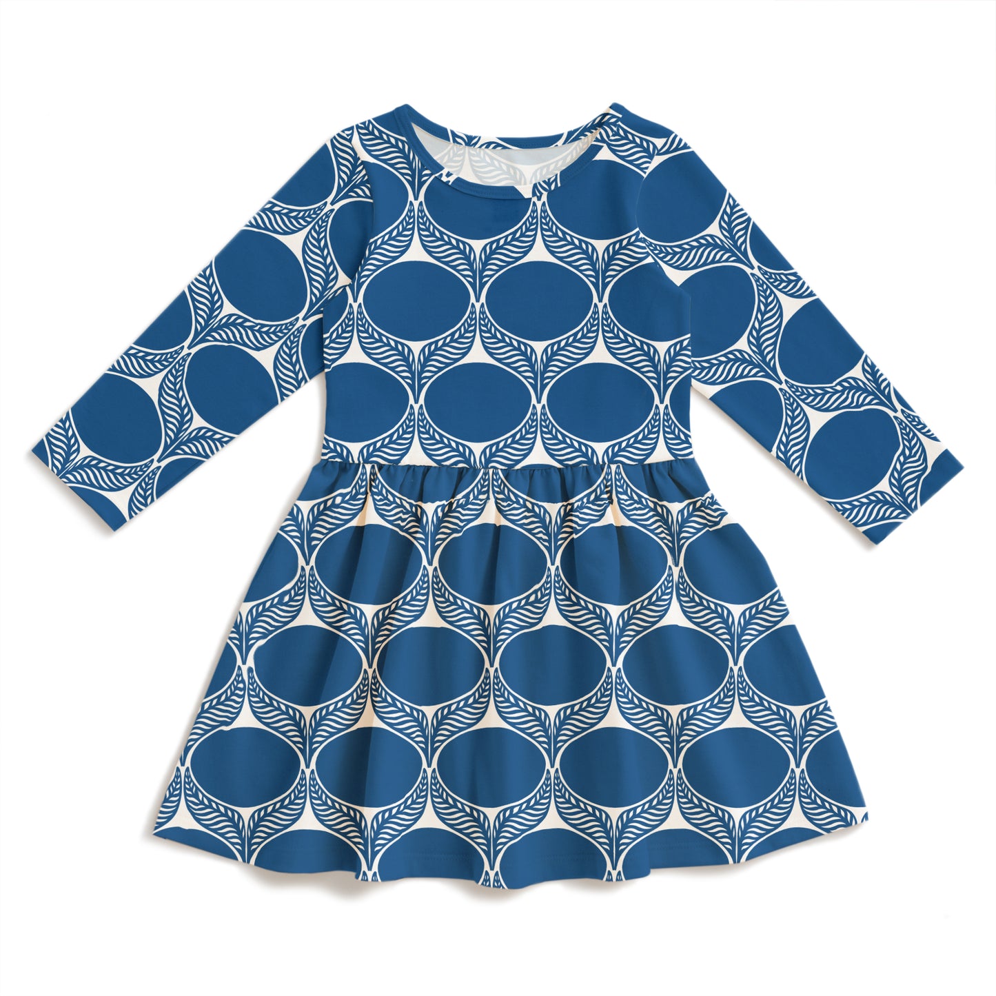Calgary Dress - June Leaf Navy