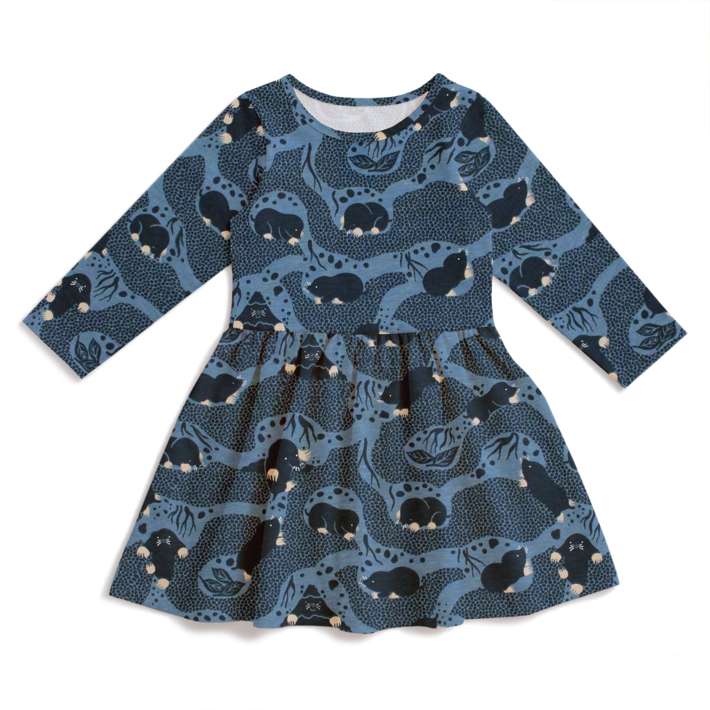 Calgary Dress - Moles Blue