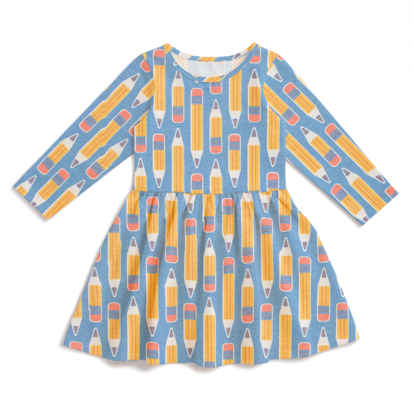 Calgary Dress - Pencils Blue