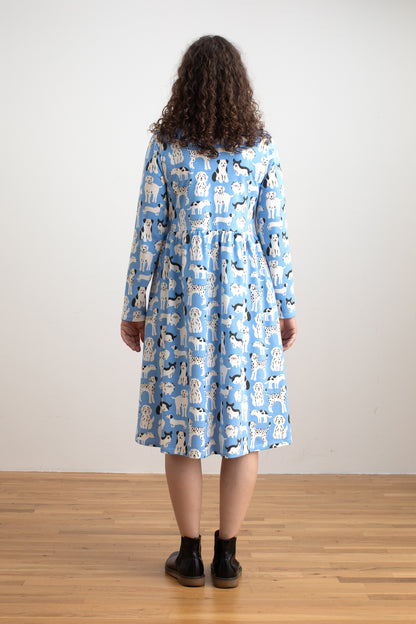Copenhagen Dress - Dog Parade Blue