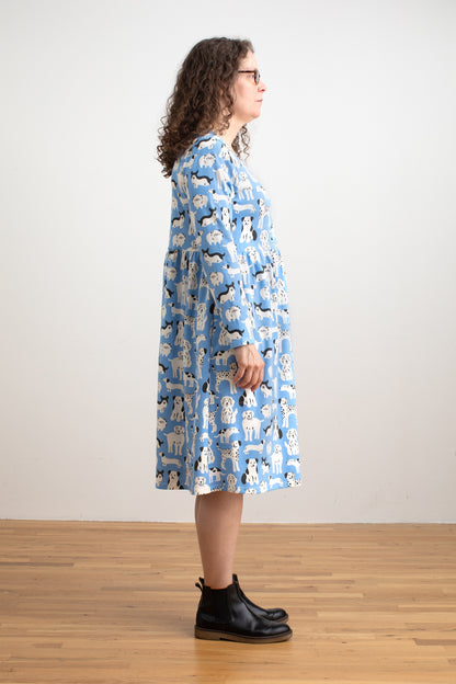 Copenhagen Dress - Dog Parade Blue