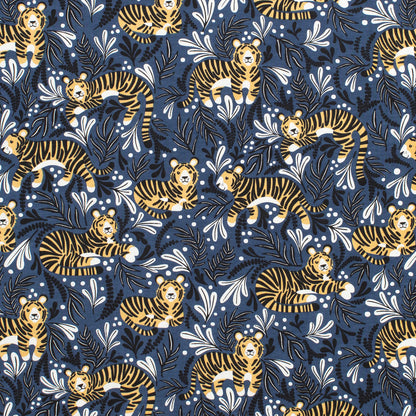 Calgary Dress - Dreaming Tigers Navy