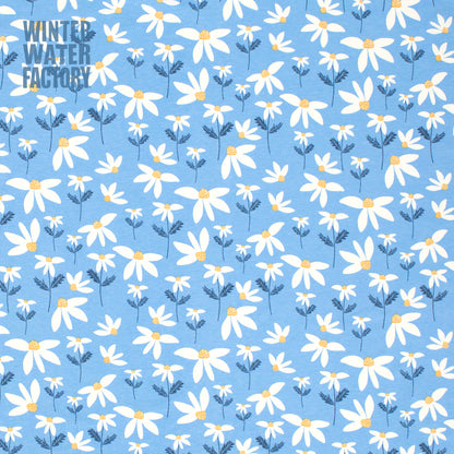 Madison Dress - Daisies Blue