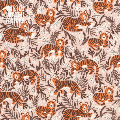 Baby Leggings - Dreaming Tigers Pink