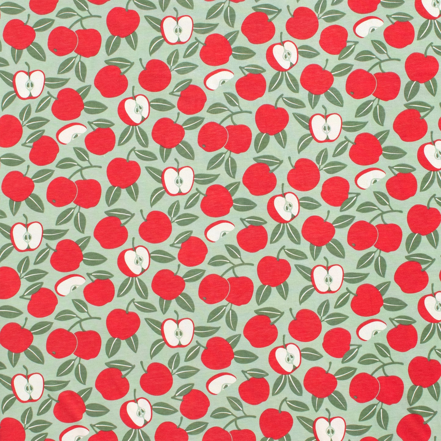 Leggings - Apples Red & Green