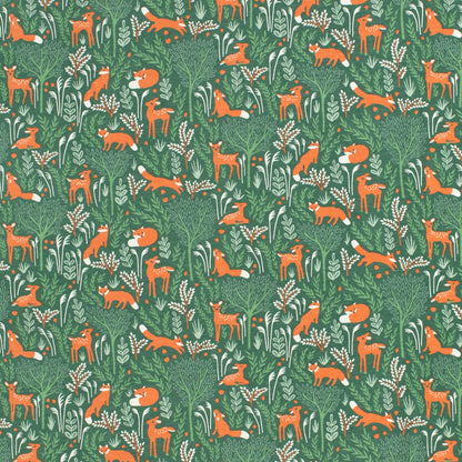 Calgary Dress - Deer & Foxes Green