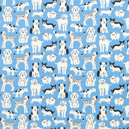 Long-Sleeve Tee - Dog Parade Blue