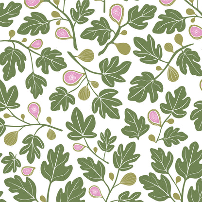 French Terry Shorts - Figs Green